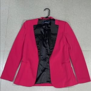Zara Women’s Hot Pink Collar Shoulder Pads Blazer
